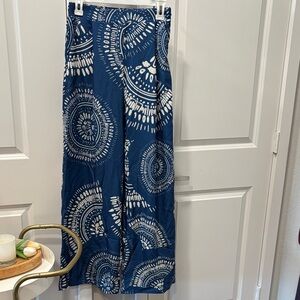 NWT Cupshe Patterned Palazzo Pants